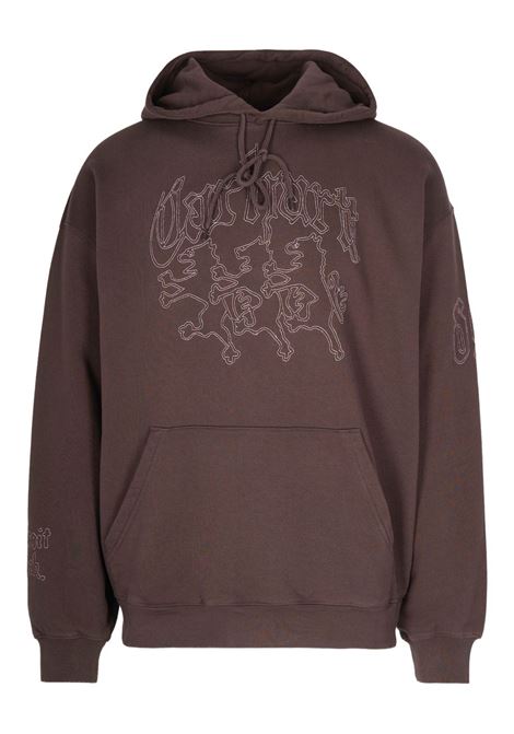 felpa hooded hackwork uomo marrone CARHARTT WIP | I0356413EE.XX